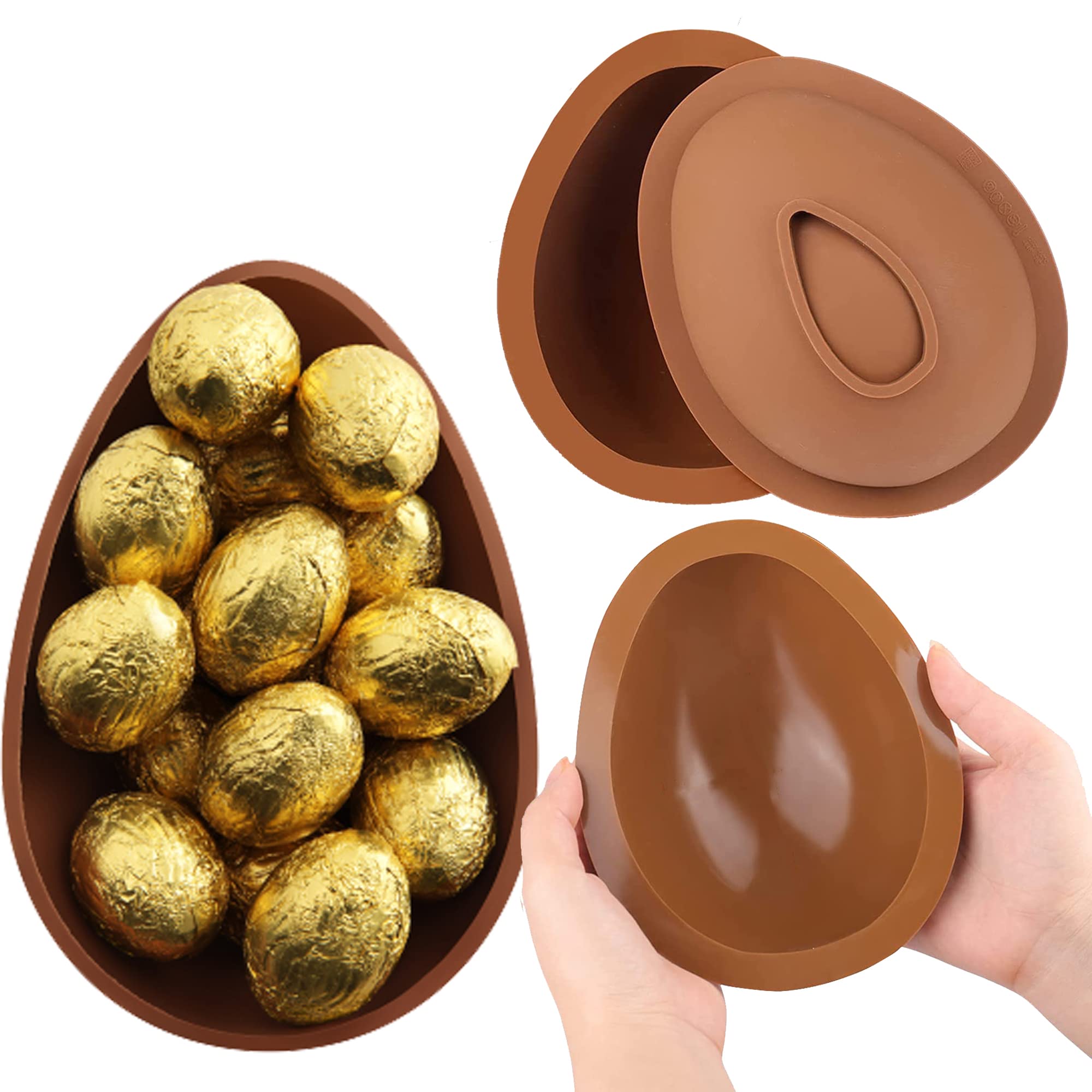 Easter Egg Mold  Egg Silicone Cake Mold for Easter Cocoa Bombs