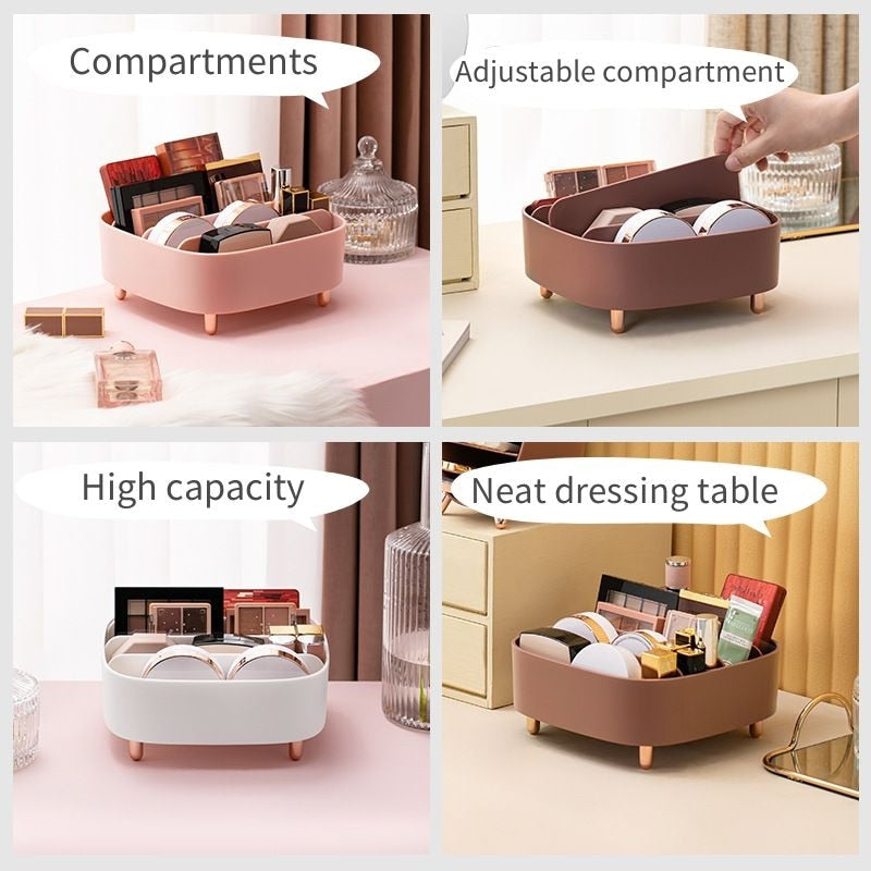 New Makeup Organizer Adjustable Storage Box For Eyebrow Pencil Lipstick Eyeliner Storage Box Display Stand Holder - Provence Home Living Store