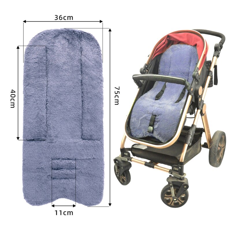 Winter Warm Baby Stroller Mat Soft Thicken Newborn Pram Seat Cushion Kids Infants Pushchair Diaper Pad for Baby Chair Mattress - Provence Home Living Store