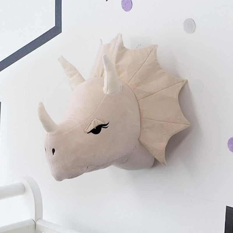 Elephant Unicorn Bear 3D Animal Head Wall Hanging Children Kids Nursery Room Wall Home Decoration Nordic Aesthetic Home Decor - Provence Home Living Store