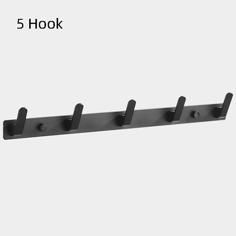 Hooks Coat Rack Wall Mounted Heavy Duty Hanger Metal Coat Hook Rail for Coat Clothes Hat Towel Jacket Towel Hook Bag Hat Hook - Provence Home Living Store