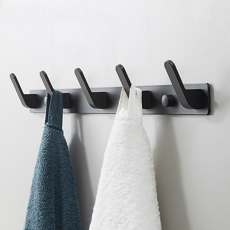 Hooks Coat Rack Wall Mounted Heavy Duty Hanger Metal Coat Hook Rail for Coat Clothes Hat Towel Jacket Towel Hook Bag Hat Hook - Provence Home Living Store