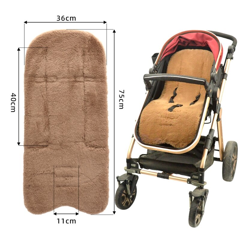 Winter Warm Baby Stroller Mat Soft Thicken Newborn Pram Seat Cushion Kids Infants Pushchair Diaper Pad for Baby Chair Mattress - Provence Home Living Store