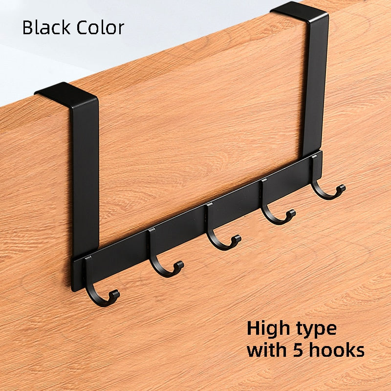 Hooks Over The Door Hook Home Bathroom Organizer Rack Clothes Coat Hat Towel Hanger New Bathroom Kitchen Accessories Holder - Provence Home Living Store