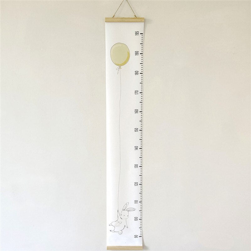 INS Nordic Baby Height Ruler Wooden Wall Hanging Child Kids Growth Chart Height Record Measure Ruler Home Decorative Photo Props - Provence Home Living Store