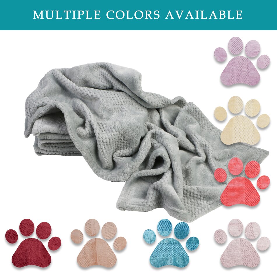 Pet Blanket Fluffy Soft Towel Fleece Sleeping Cover Cushion for Dog Cats Mat Bed Couch Sofa Travel Blanket for Puppy Kitten - Provence Home Living Store