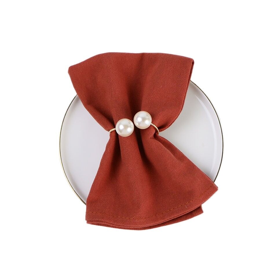 6PCS Cotton Dinner Napkins,Dinning Table Washable Reusable Tableware Cloth Placemats,Kitchen Soft Skin-Friendly Tea Towel - Provence Home Living Store