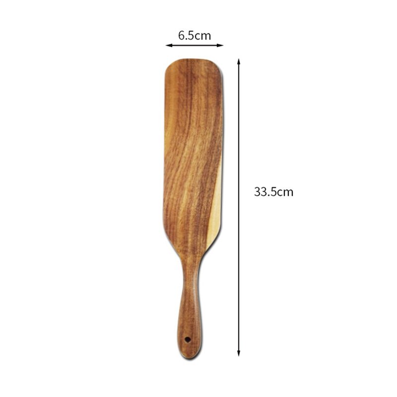 Wooden Spatula Kitchen Tableware Rice Spoon Salad Spatula Baking Scraper Cooking Mixing Rice Shovel Non-Stick Kitchen Tools - Provence Home Living Store