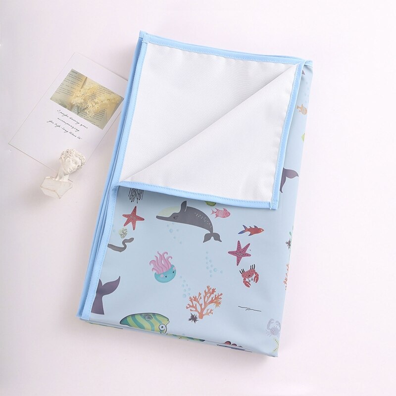 1pc Waterproof Baby Diaper Changing Pad Soft Washable Newborn Urine Pad Changing Pad Liners for Crib Cradles Reusable Diaper Pad - Provence Home Living Store