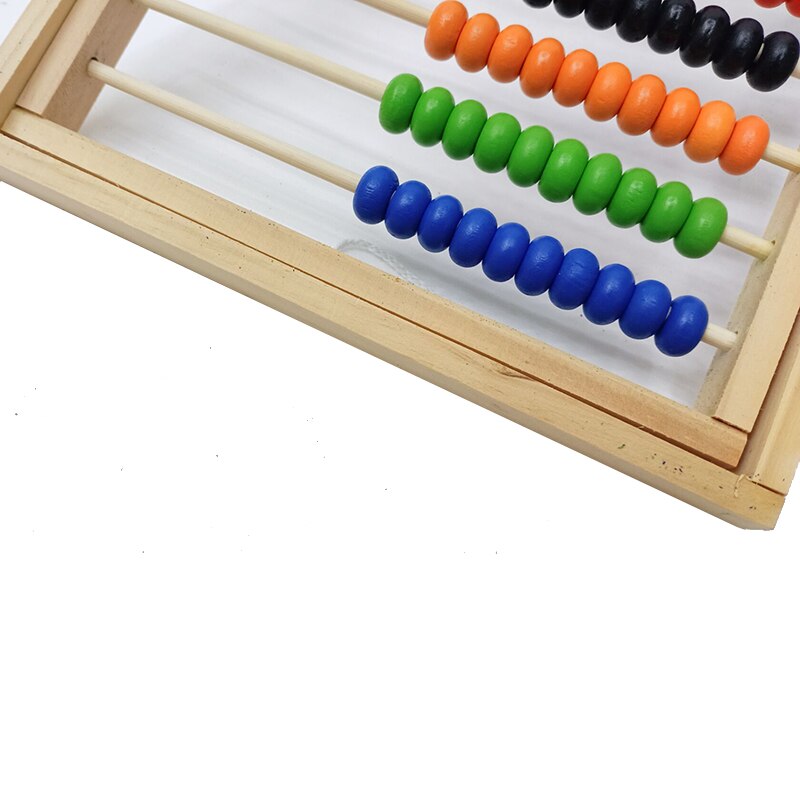 Wooden Abacus Children Early Math Learning Toy Numbers Counting Calculating Beads Abacus Montessori Educational Toy Kindergarten - Provence Home Living Store