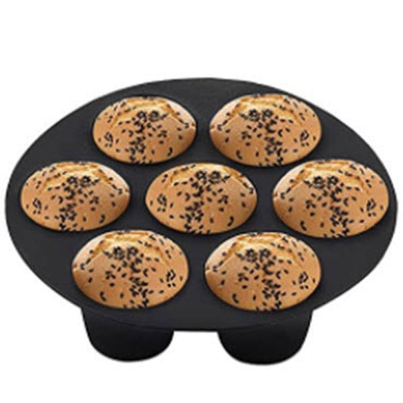 Air Fryer Silicone Cupcake Mold Non-Stick Muffin Cake Mould Baking Pan Tray Kitchen Bakeware For 3.5-5.8L Air Fryer Accessories - Provence Home Living Store