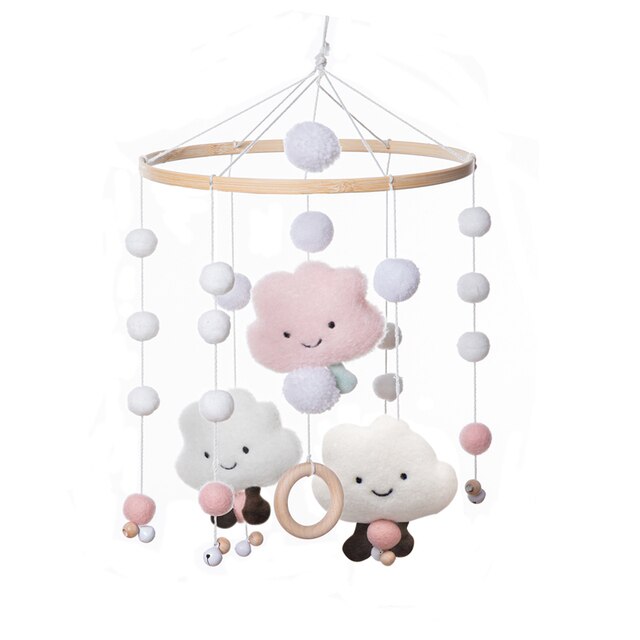 1pc Baby Bed Bell Mobiles Rattles Toys Cute Rabbit  Stroller Toys Baby Hangable Many Shapes Rotating Bell Gifts for 0-12 Month - Provence Home Living Store