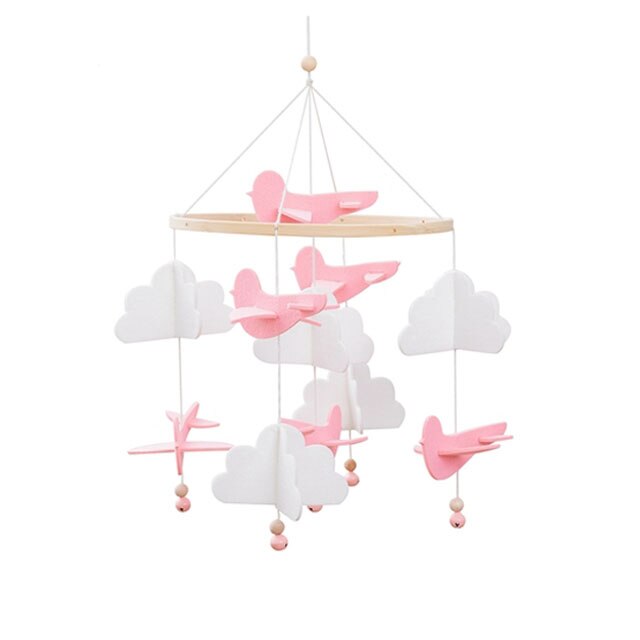 1pc Baby Bed Bell Mobiles Rattles Toys Cute Rabbit  Stroller Toys Baby Hangable Many Shapes Rotating Bell Gifts for 0-12 Month - Provence Home Living Store