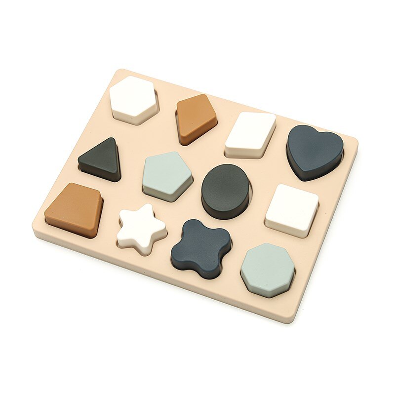 Baby Wooden Toy Montessori Puzzle Sorting Newborn Preschool Puzzle Game Building Blocks Stacking Toy Christmas Gifts for Kids - Provence Home Living Store