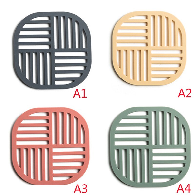 Hollow Tableware Placemat Oil Water Resistant Heat Insulation Pad Non-Slip Mat Coaster Set for Kitchen Washable Cup Pads - Provence Home Living Store