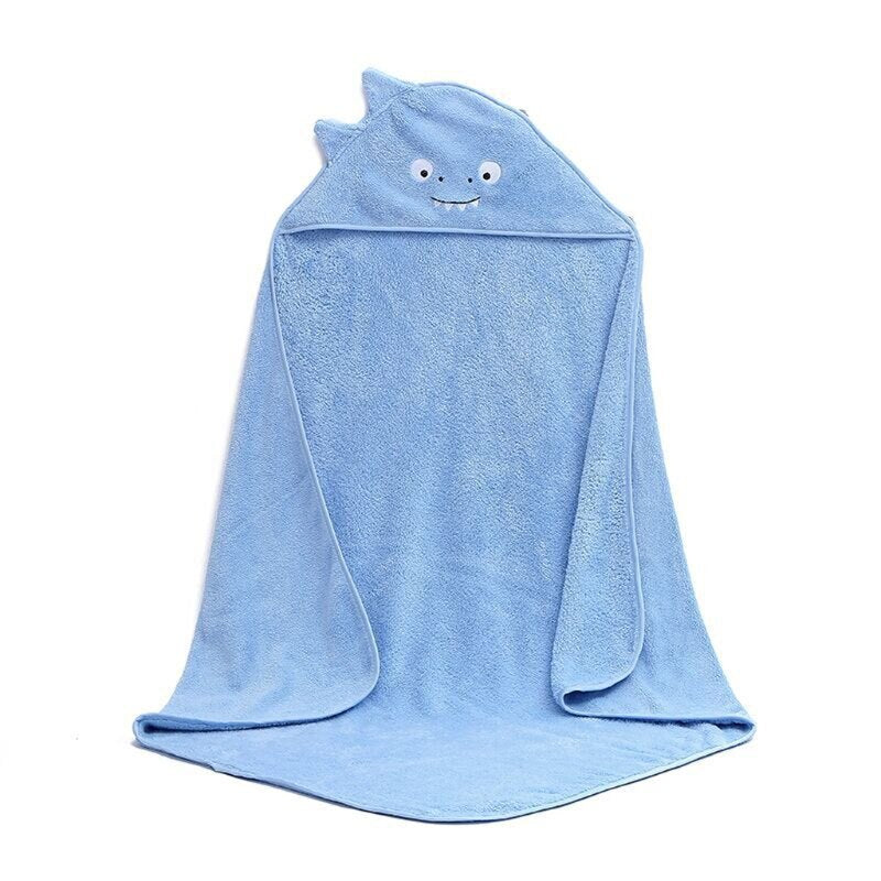 Baby Poncho Bath Towel Velvet Fleece Hood Infant Towels Blanket Newborn Towel XXFE - Provence Home Living Store