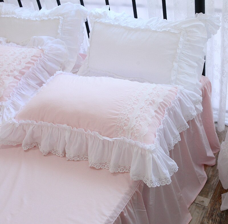 NEW Romantic Princess pillow case Ruffle Lace pillowcase home Wedding decorations Bedding Pillowcases pillow cover body pillow - Provence Home Living Store