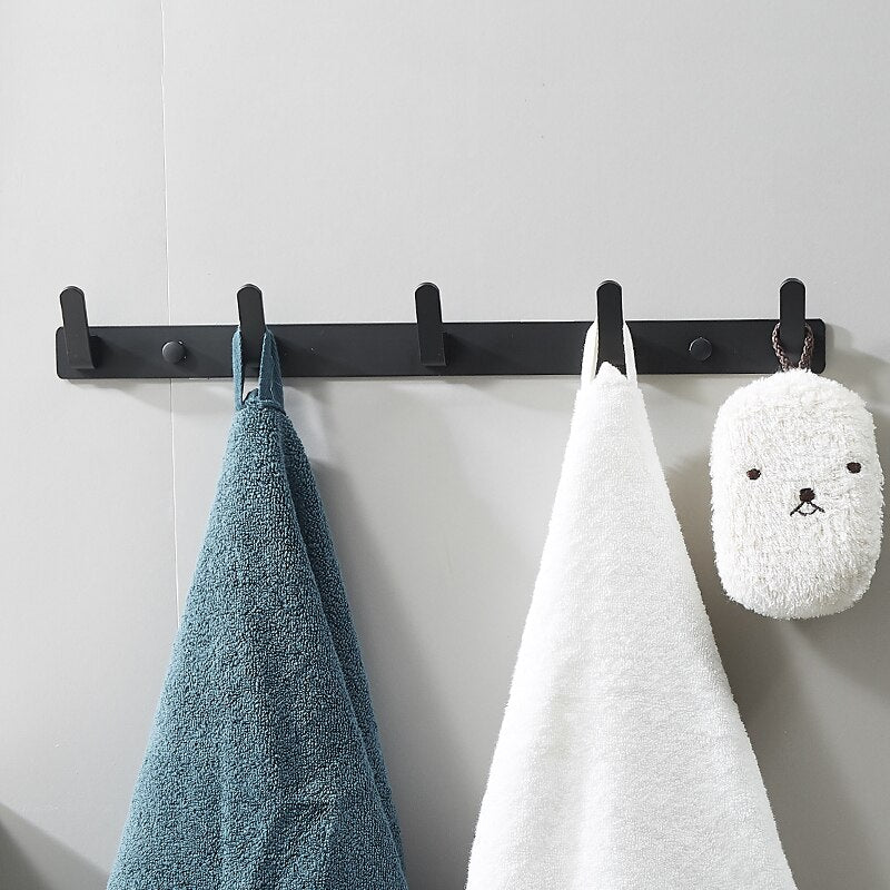 Hooks Coat Rack Wall Mounted Heavy Duty Hanger Metal Coat Hook Rail for Coat Clothes Hat Towel Jacket Towel Hook Bag Hat Hook - Provence Home Living Store