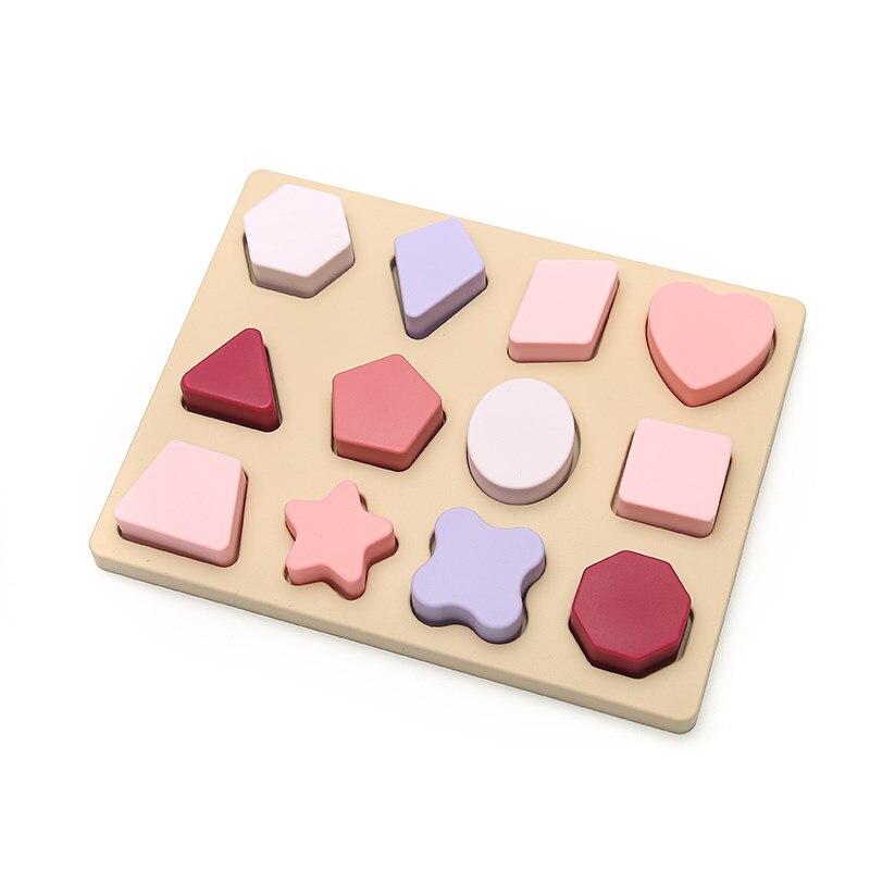 Baby Wooden Toy Montessori Puzzle Sorting Newborn Preschool Puzzle Game Building Blocks Stacking Toy Christmas Gifts for Kids - Provence Home Living Store