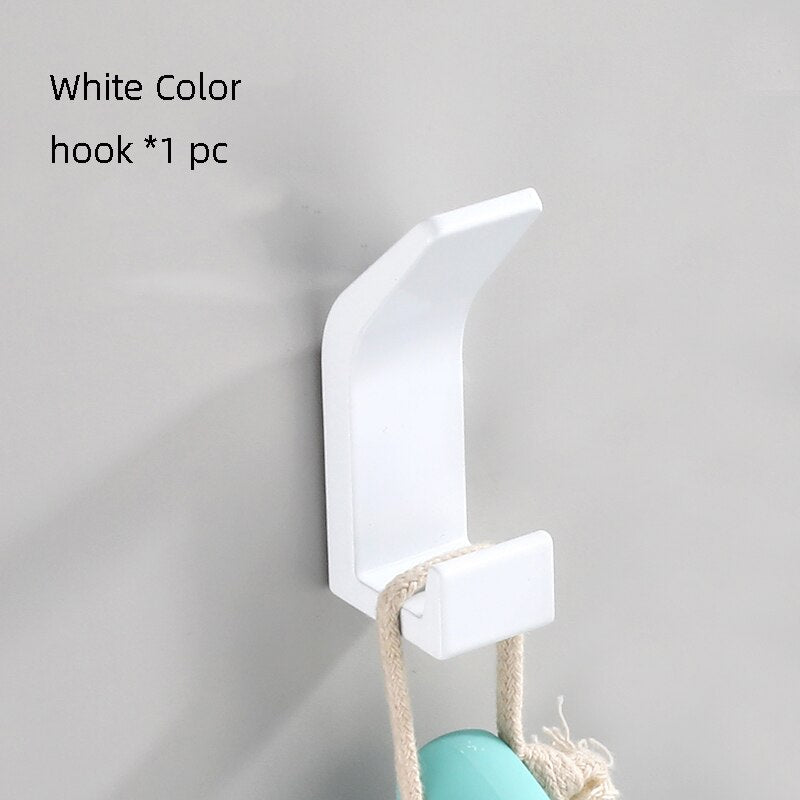 Self-adhesive clothes bag hanger hook kitchen storage towel hook for bathroom bath accessories modern wall hanger hook door hook - Provence Home Living Store