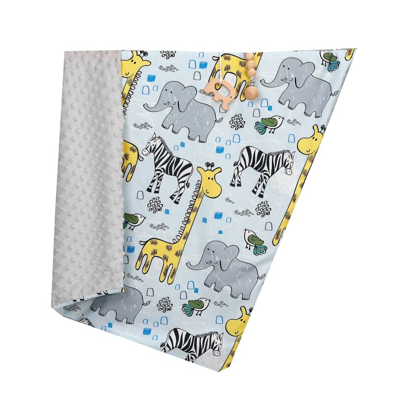 Baby Blanket Warm Newborn Swaddling Wrap Winter Autumn Toddler Dotted Quilt Cartoon Printed Nap Blanket Bedding Baby Shower Gift - Provence Home Living Store