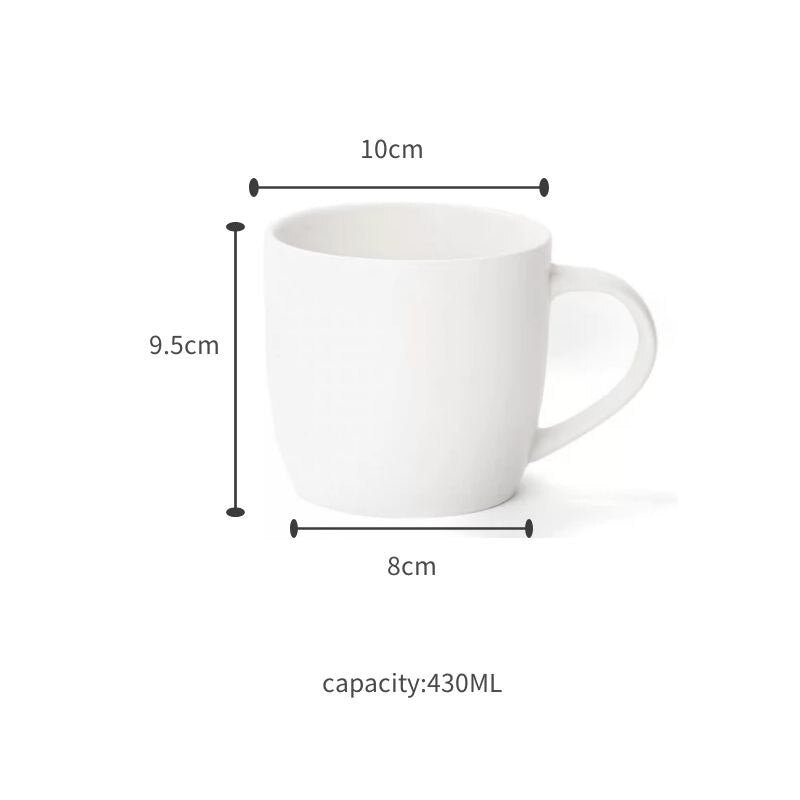 Ceramic Cappuccino Mug Latte Coffee Cup,Creative Home Office Water Cup Couple Gift Breakfast Milk Cups Kitchen Tableware - Provence Home Living Store