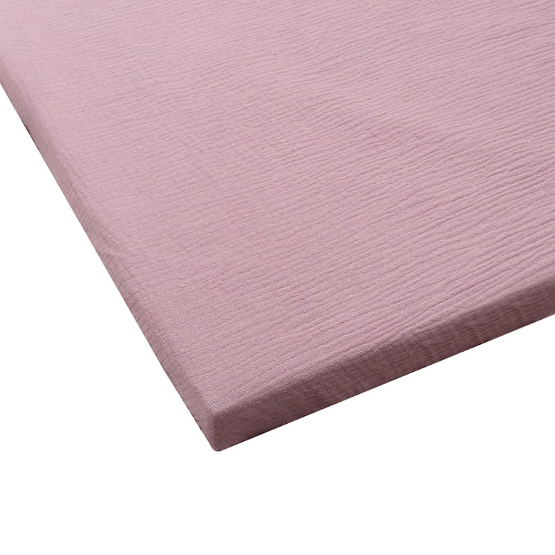 Cotton Crib Sheet Universal Baby Bed Fitted Sheet Solid Color Crib Fitted Sheet Mattress Cover Bedding Protector For Boys &amp; Girl - Provence Home Living Store