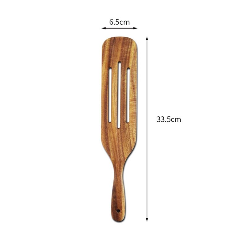 Wooden Spatula Kitchen Tableware Rice Spoon Salad Spatula Baking Scraper Cooking Mixing Rice Shovel Non-Stick Kitchen Tools - Provence Home Living Store