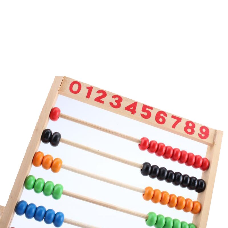 Wooden Abacus Children Early Math Learning Toy Numbers Counting Calculating Beads Abacus Montessori Educational Toy Kindergarten - Provence Home Living Store