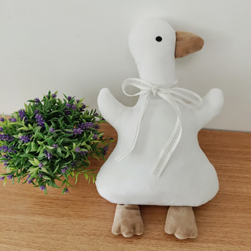 INS Stuffed White Goose、Rooster、Giraffe Toy For Baby Kid Animal Baby Accompanying Doll Comfort Toy Children Gift Room Decoration - Provence Home Living Store