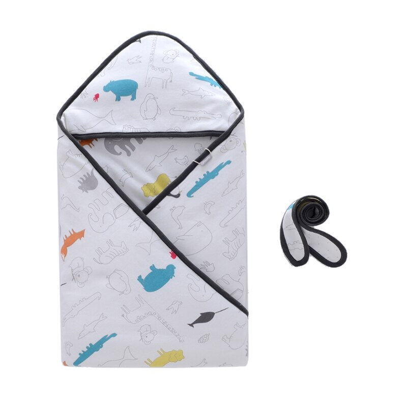 Autumn Winter Newborn Baby Envelope Sleeping Bag Soft Cotton Baby Receiving Blanket Swaddle Wrap for Infant Stroller Sleepsack - Provence Home Living Store