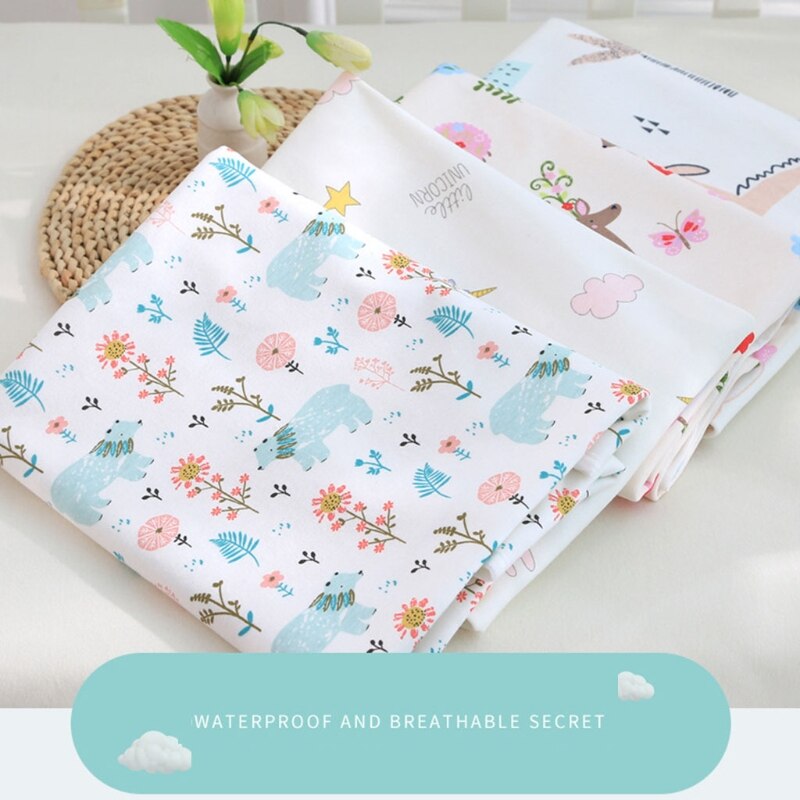 Portable Baby Diaper Changing Mat Waterproof Reusable Newborn Changing Pad Mattress for Home Travel Diaper Changing 100x80cm - Provence Home Living Store