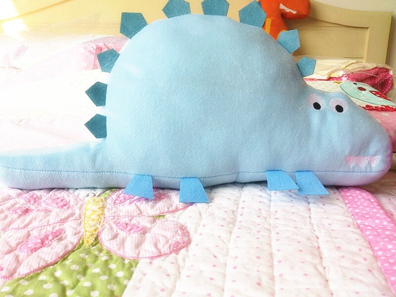 Lovely cartoon pillow large dinosaur amusement park children&#39;s bedding cushion cute pillow Home Furnishing bedding cartoon toy - Provence Home Living Store