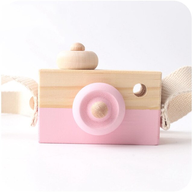 1PC Baby Wooden Toy Camera Fashion Pendant Baby Kids Hanging Camer Prop Decoration Nordic Hanging Wooden Camera Toy - Provence Home Living Store