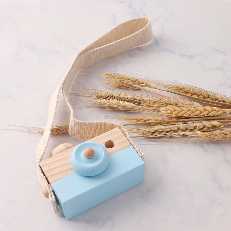 1PC Baby Wooden Toy Camera Fashion Pendant Baby Kids Hanging Camer Prop Decoration Nordic Hanging Wooden Camera Toy - Provence Home Living Store