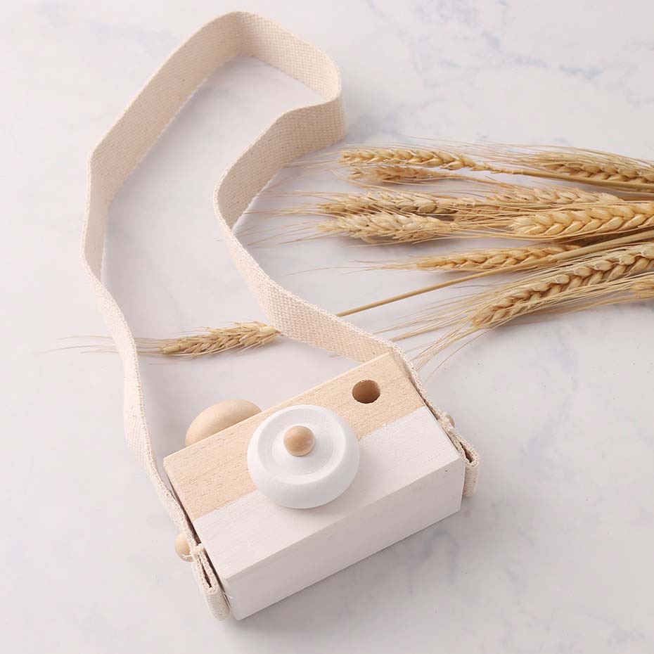 1PC Baby Wooden Toy Camera Fashion Pendant Baby Kids Hanging Camer Prop Decoration Nordic Hanging Wooden Camera Toy - Provence Home Living Store