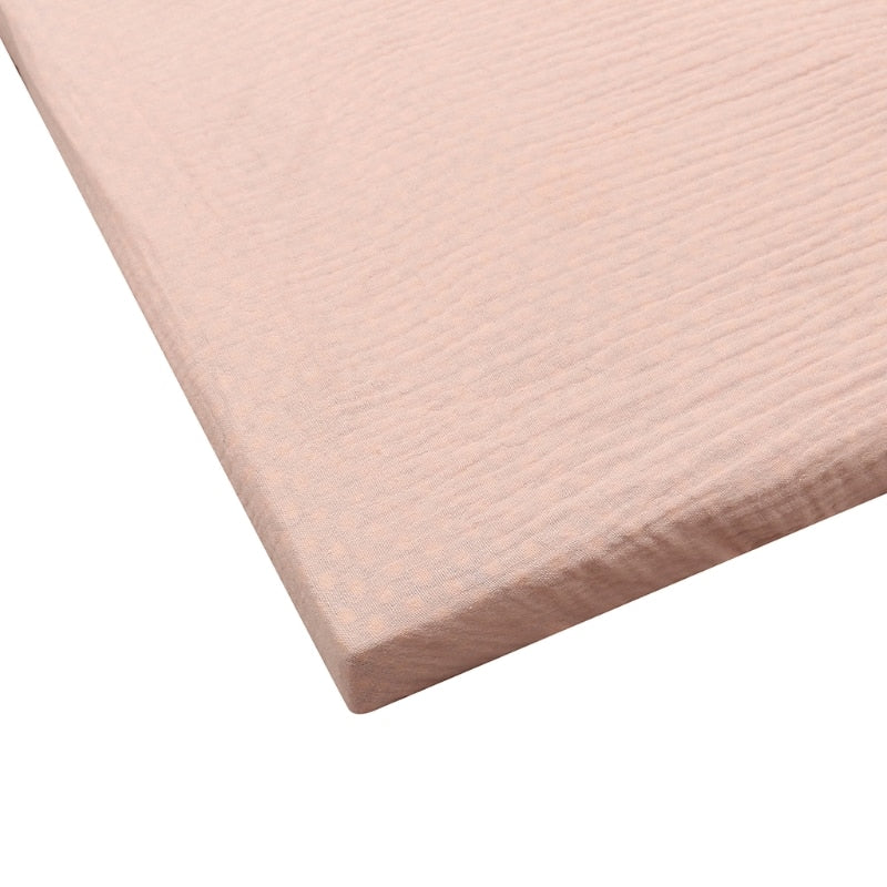 Cotton Crib Sheet Universal Baby Bed Fitted Sheet Solid Color Crib Fitted Sheet Mattress Cover Bedding Protector For Boys &amp; Girl - Provence Home Living Store