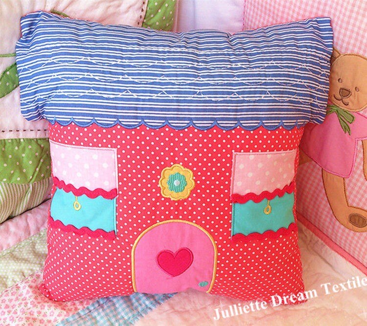 New cotton children pillow bedroom girls toy house furnishings bed cushion car cushion Cotton Pink owl stereo cute birthday gift - Provence Home Living Store