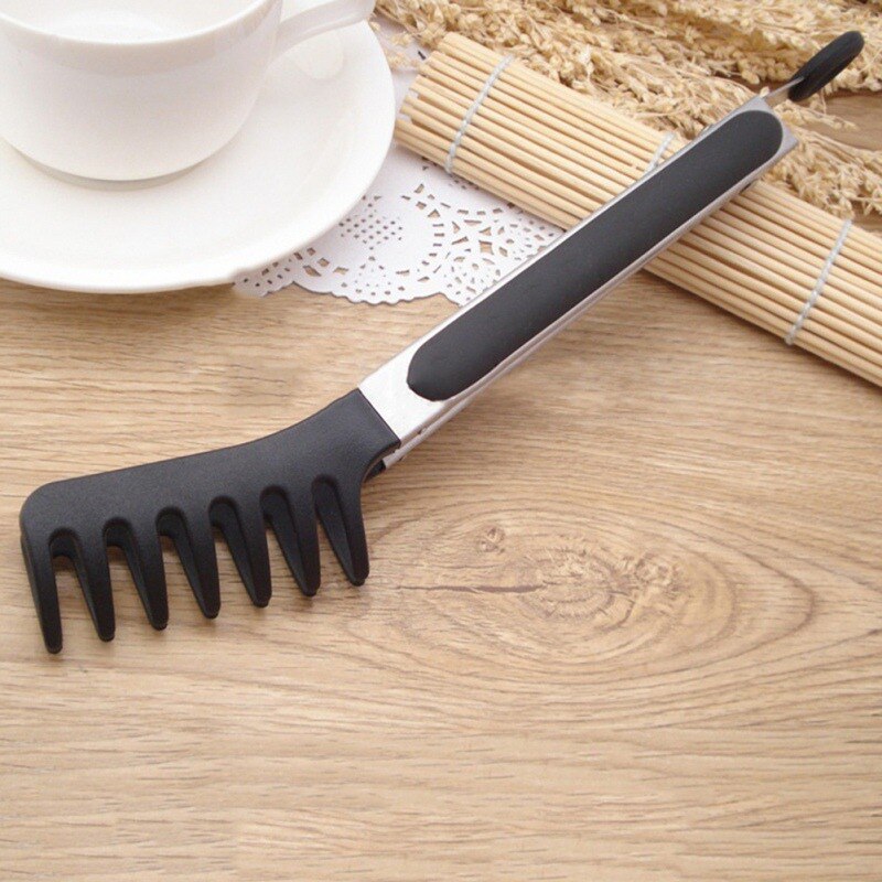 Kitchen Accessories Home Nylon Noodle Tongs Pasta Spaghetti Tongs Food Clips Stainless Steel Handle Cooking Utensils - Provence Home Living Store