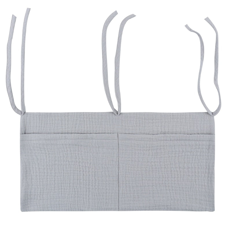 1pc Portable Baby Crib Storage Bag Multifunctional Newborn Bed Headboard Organizer For Kids Baby Bedding Diaper Bag - Provence Home Living Store