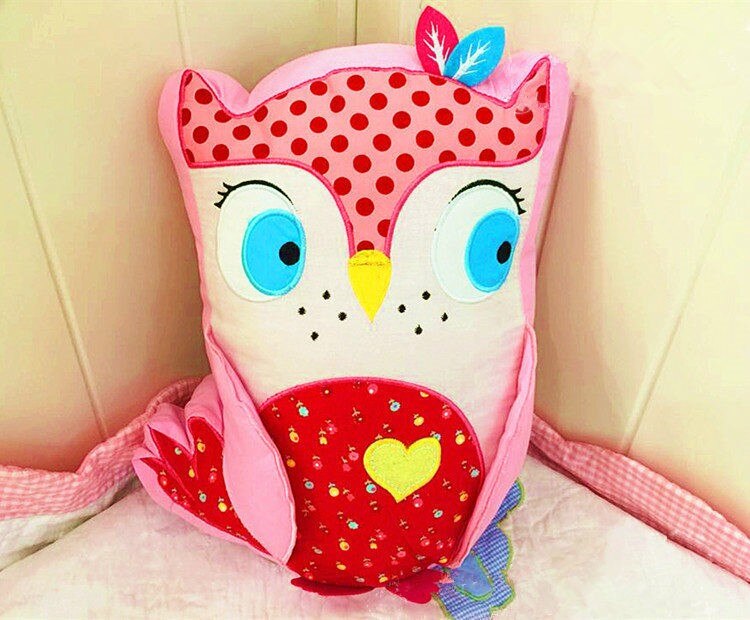 Cute Children room cushion pillow Lovely doll cartoon stereo sofa cushion embroidery pillows for living room pillows decor home - Provence Home Living Store