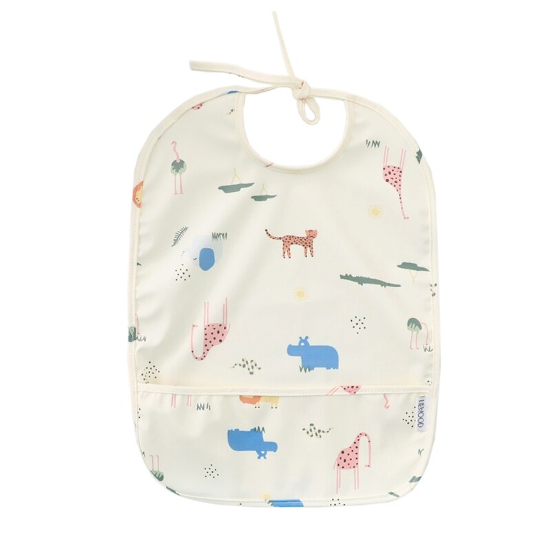 Cartoon Waterproof Baby Bibs BPA-Free Baby Starter Feeding Burp Cloths Infant Feeding Apron Smock for Newborn Dinner Lunch Bib - Provence Home Living Store