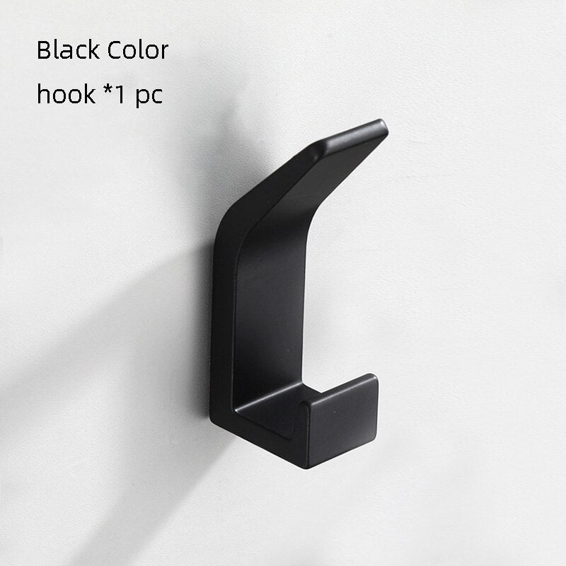 Self-adhesive clothes bag hanger hook kitchen storage towel hook for bathroom bath accessories modern wall hanger hook door hook - Provence Home Living Store