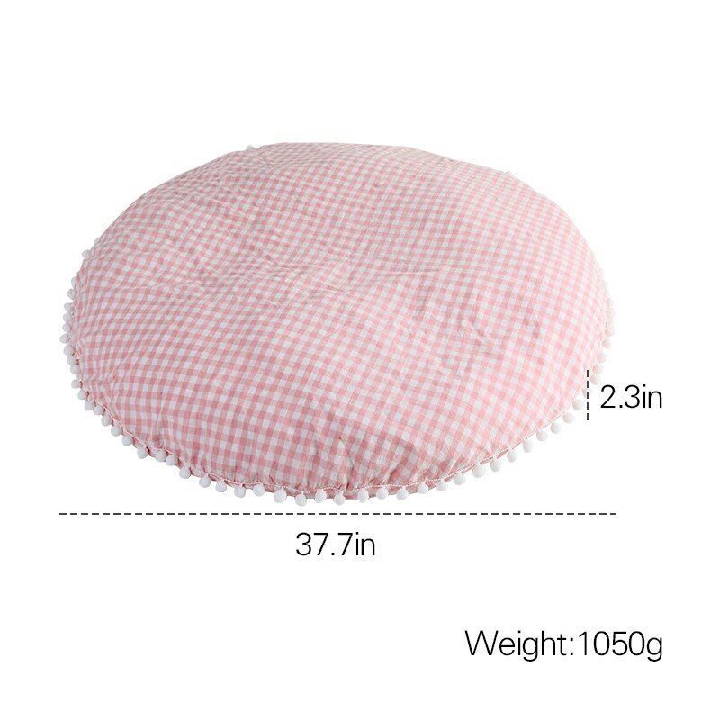 Baby Round Hair Ball Climbing Mat Soft Sleeping Mat Climbing Carpet Baby Play Mat Newborn Baby Crawling Blanket Round Carpet - Provence Home Living Store