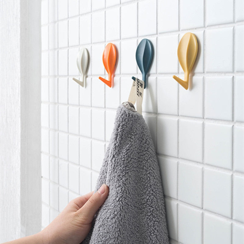 8pcs Hot Air Balloon Wall Hooks Clothes Towel Mask Hanger Self-adhesive Bathroom Kitchen Hook Keys Organizer Holder Home Decor - Provence Home Living Store