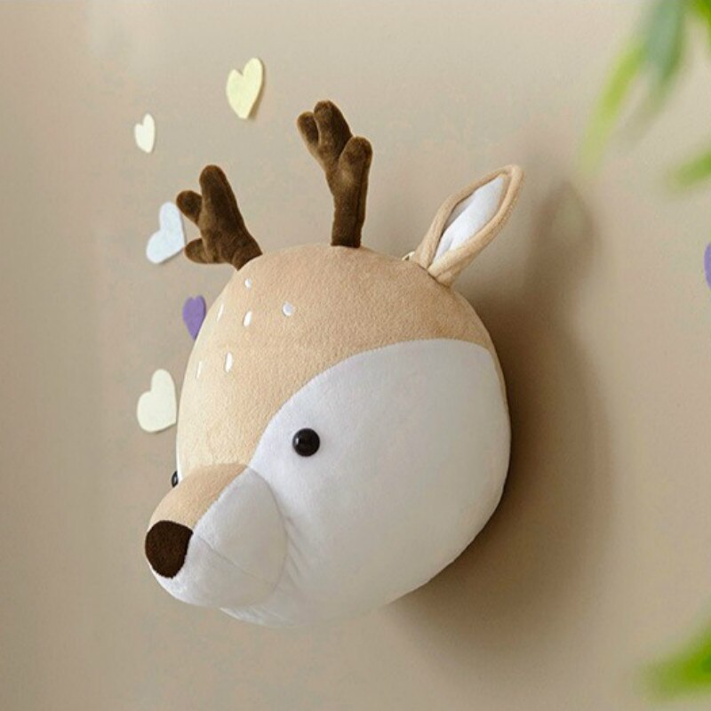 Elephant Unicorn Bear 3D Animal Head Wall Hanging Children Kids Nursery Room Wall Home Decoration Nordic Aesthetic Home Decor - Provence Home Living Store