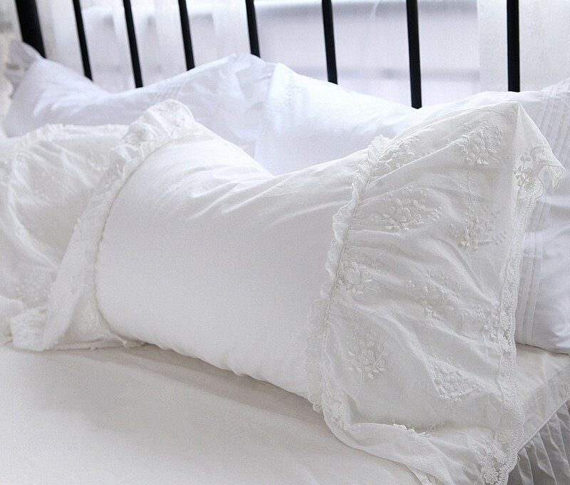 NEW Romantic Princess pillow case Ruffle Lace pillowcase home Wedding decorations Bedding Pillowcases pillow cover body pillow - Provence Home Living Store