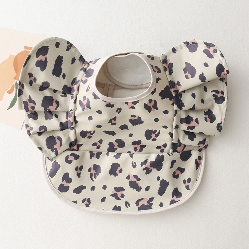 New Cartoon Bear Baby Bibs Waterproof Washable Newborn Boys Girls Feeding Apron Sleeveless Wings Art Smock for 0-3T Baby Stuff - Provence Home Living Store