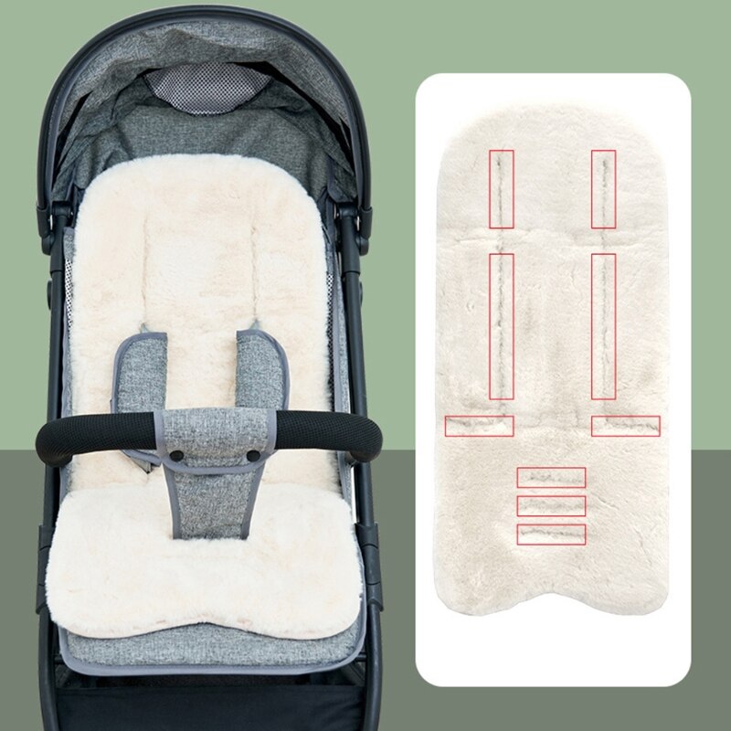 Winter Warm Baby Stroller Mat Soft Thicken Newborn Pram Seat Cushion Kids Infants Pushchair Diaper Pad for Baby Chair Mattress - Provence Home Living Store