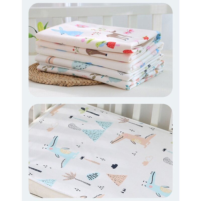 Portable Baby Diaper Changing Mat Waterproof Reusable Newborn Changing Pad Mattress for Home Travel Diaper Changing 100x80cm - Provence Home Living Store